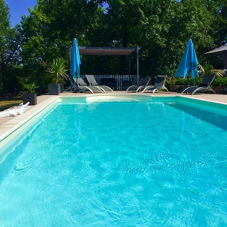 Maison De Campagne Avec Piscine Béduer Exterior foto